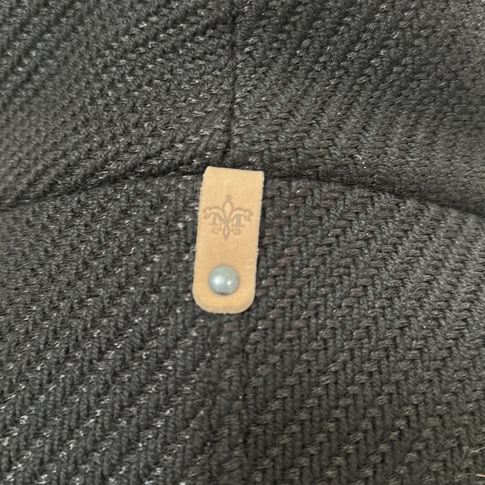 Mackage Bell sleeve textured wool blend coat leather trim/ belt. Size Large - Picture 6 of 15